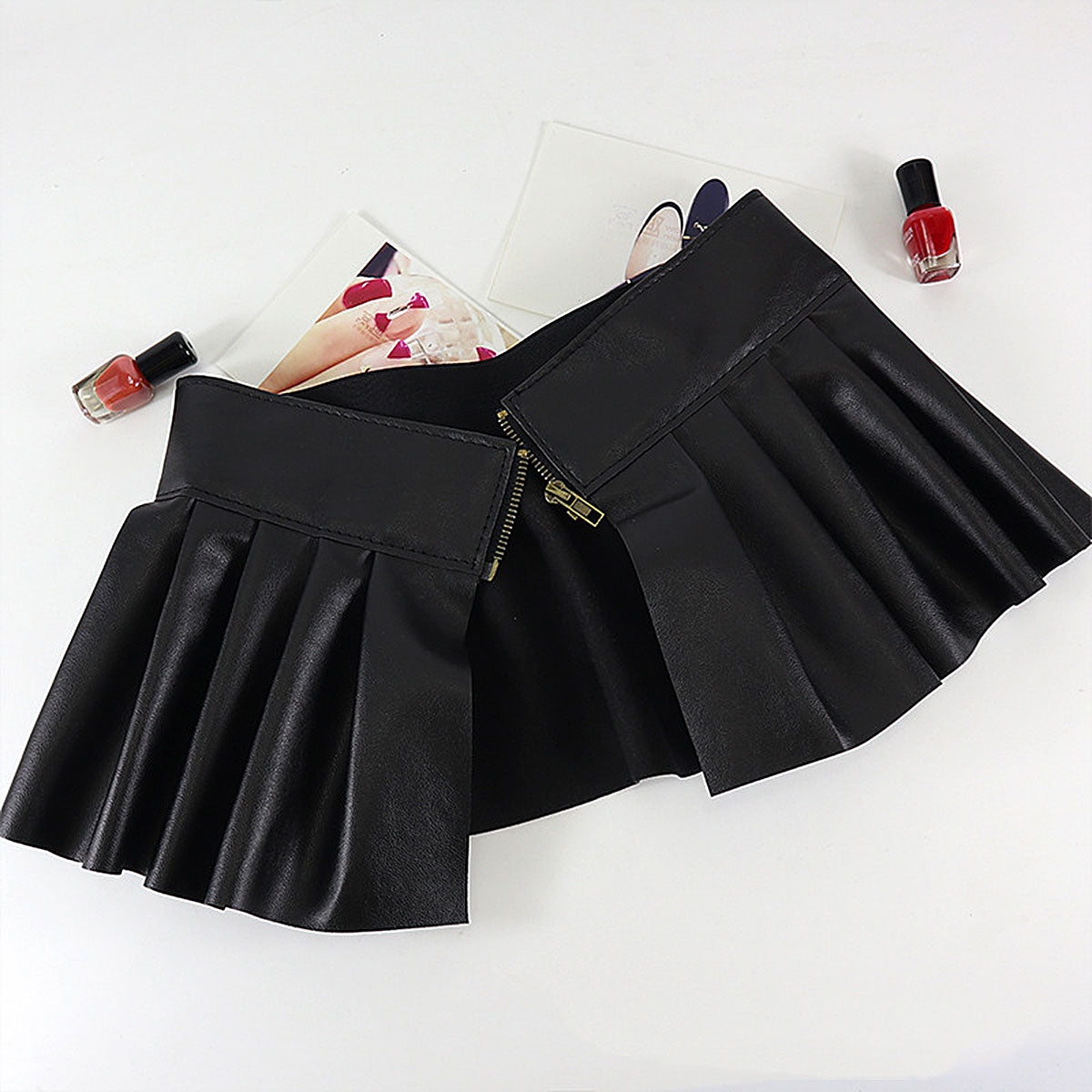 Pleated Skirt Belt