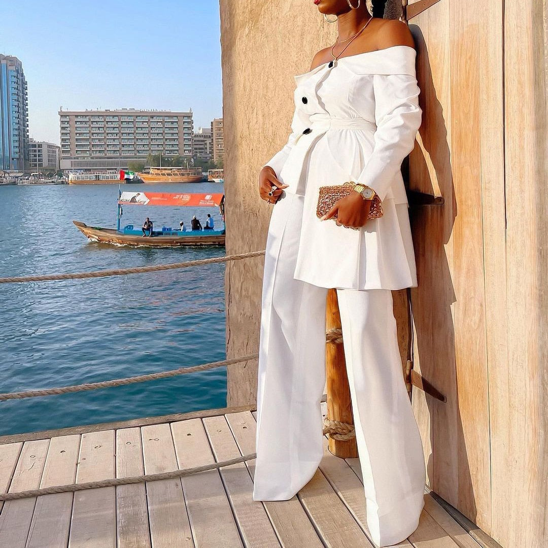 Abstract Pant Suit