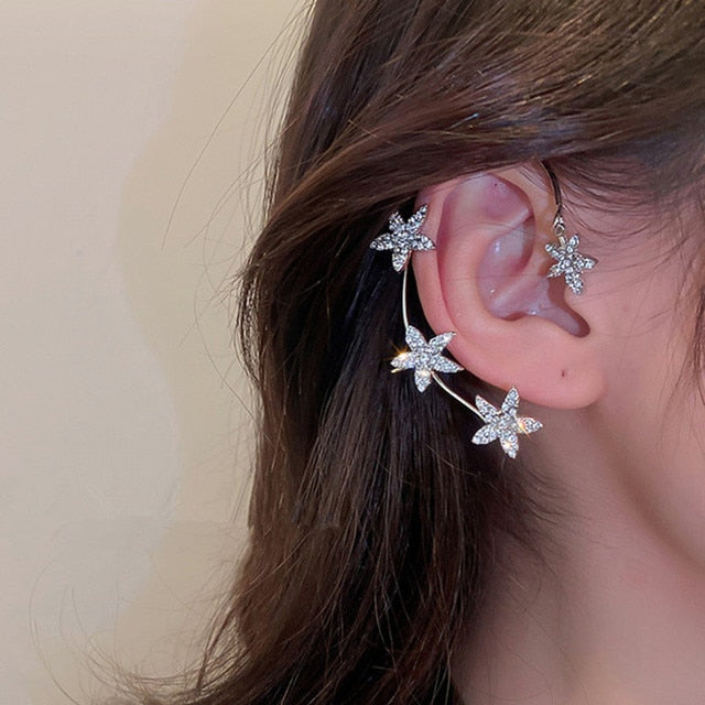 Crystal Color Butterfly Earrings for Women