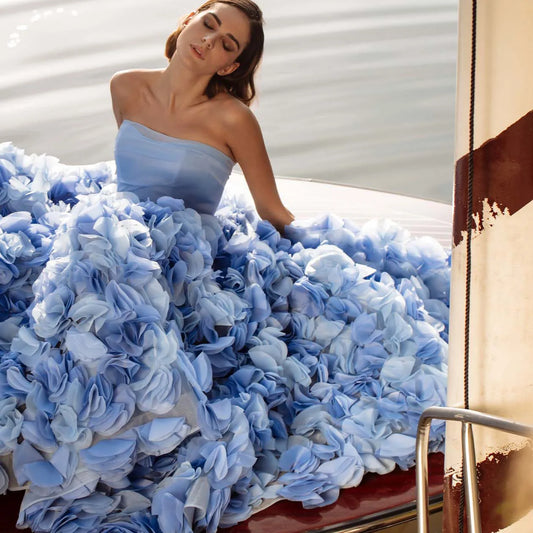 Bloom Blue Bridal Dress