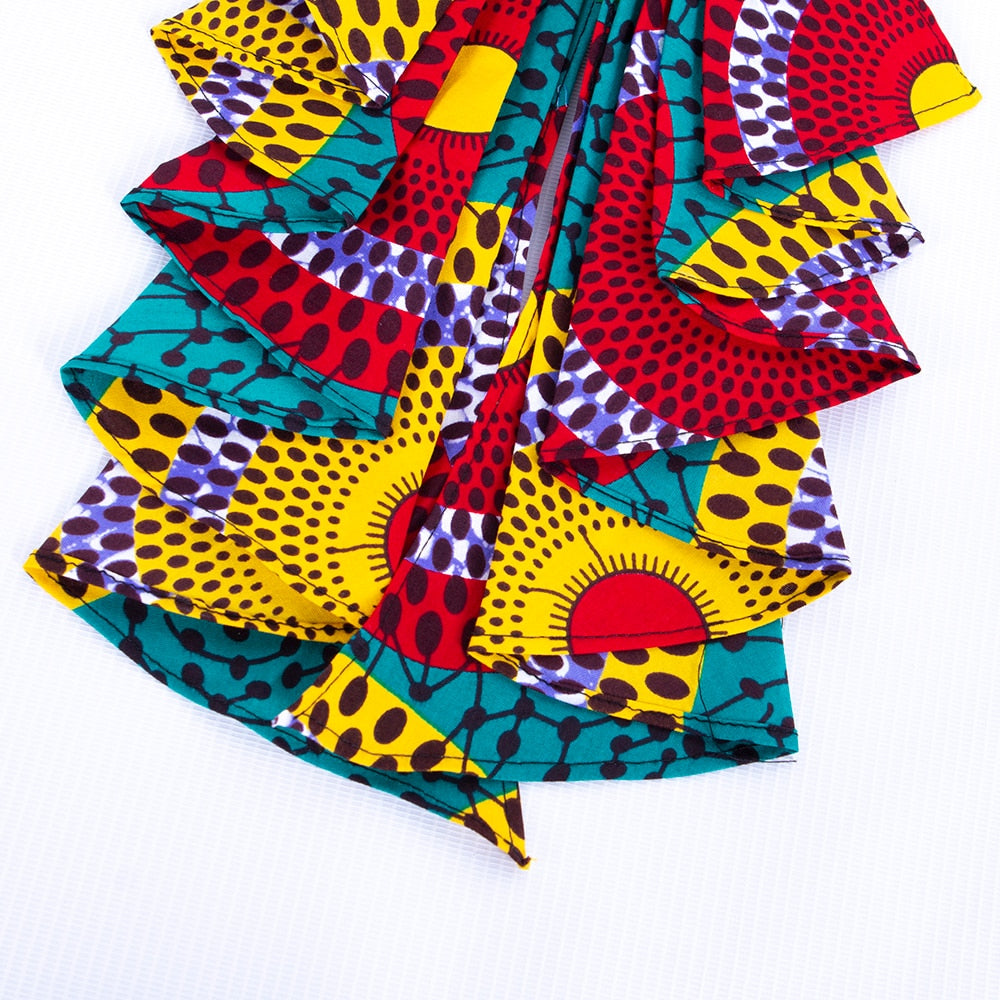 Ankara Print Faux Collar