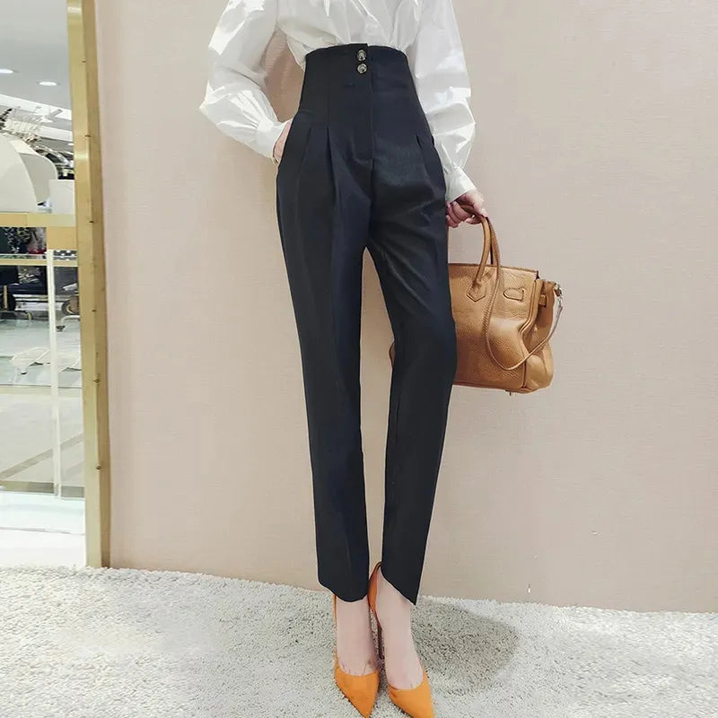 High Waist Office Pants