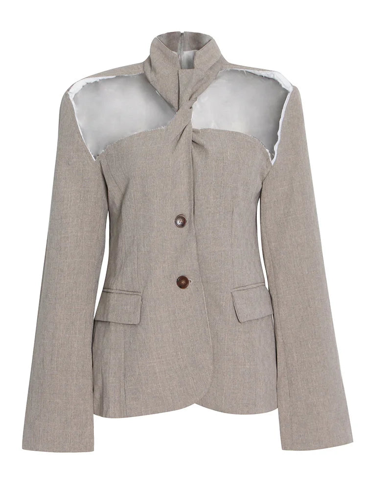 Hollowed Out Blazer