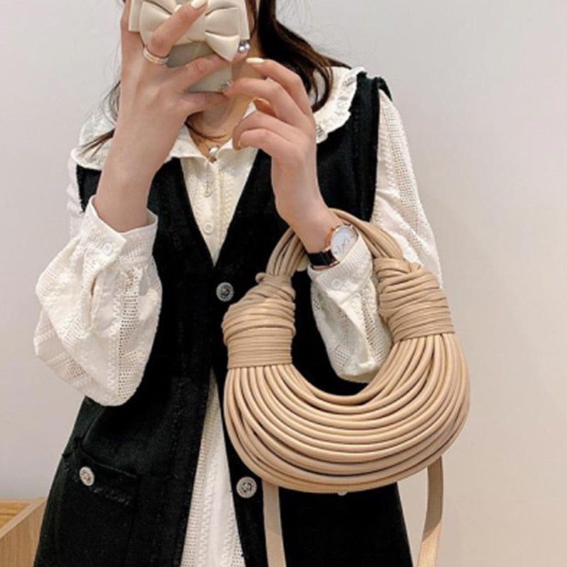 Strap Bundle Clutch Bag
