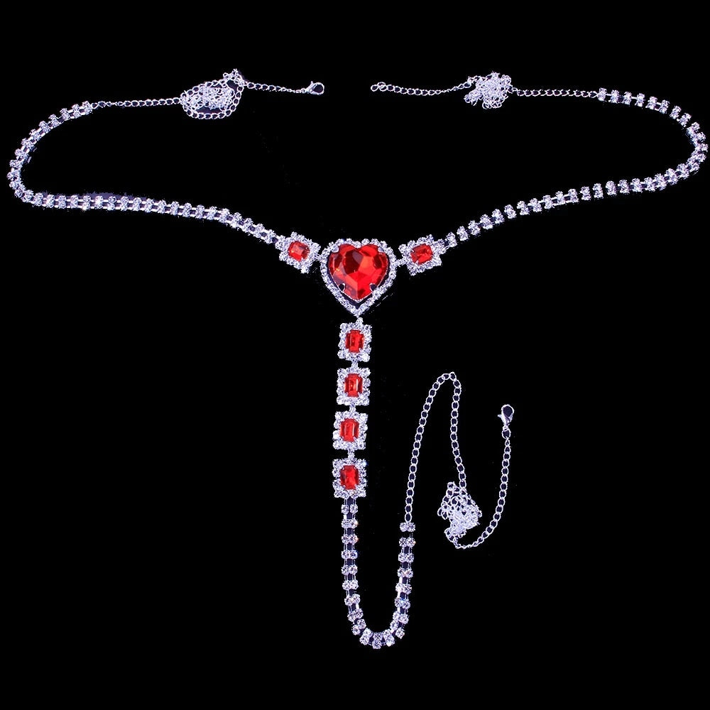 Rhinestone Thong
