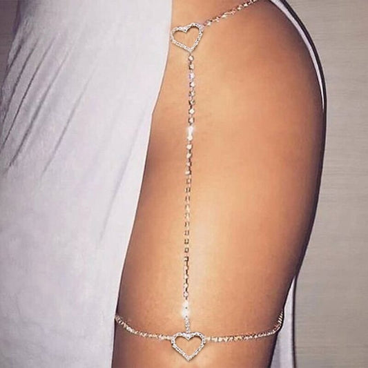 Heart Thigh Chain