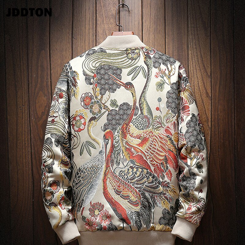 Japanese Embroidery Bomber Jacket