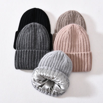 Satin Beanie Hat