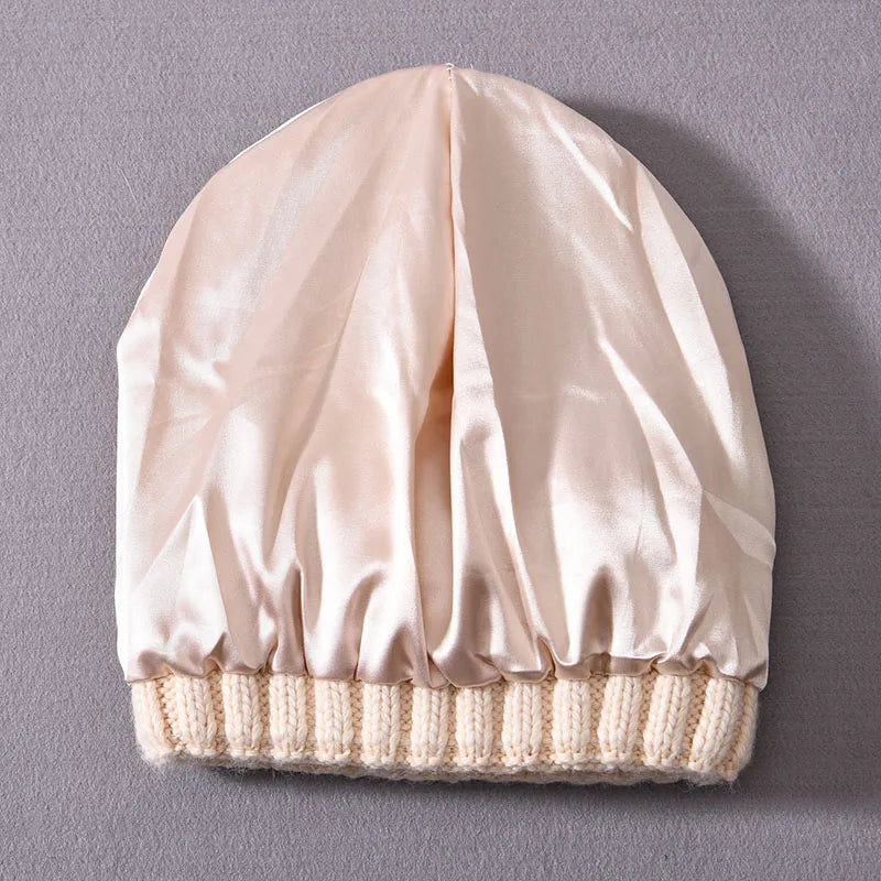 Satin Beanie Hat