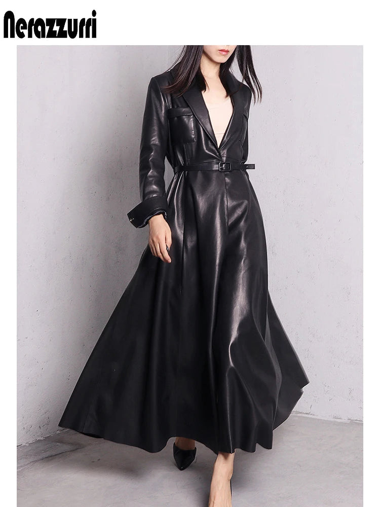 Leather Trench Coat