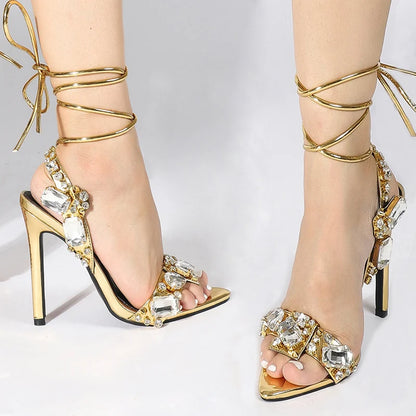 Crystal Diamond Sandals