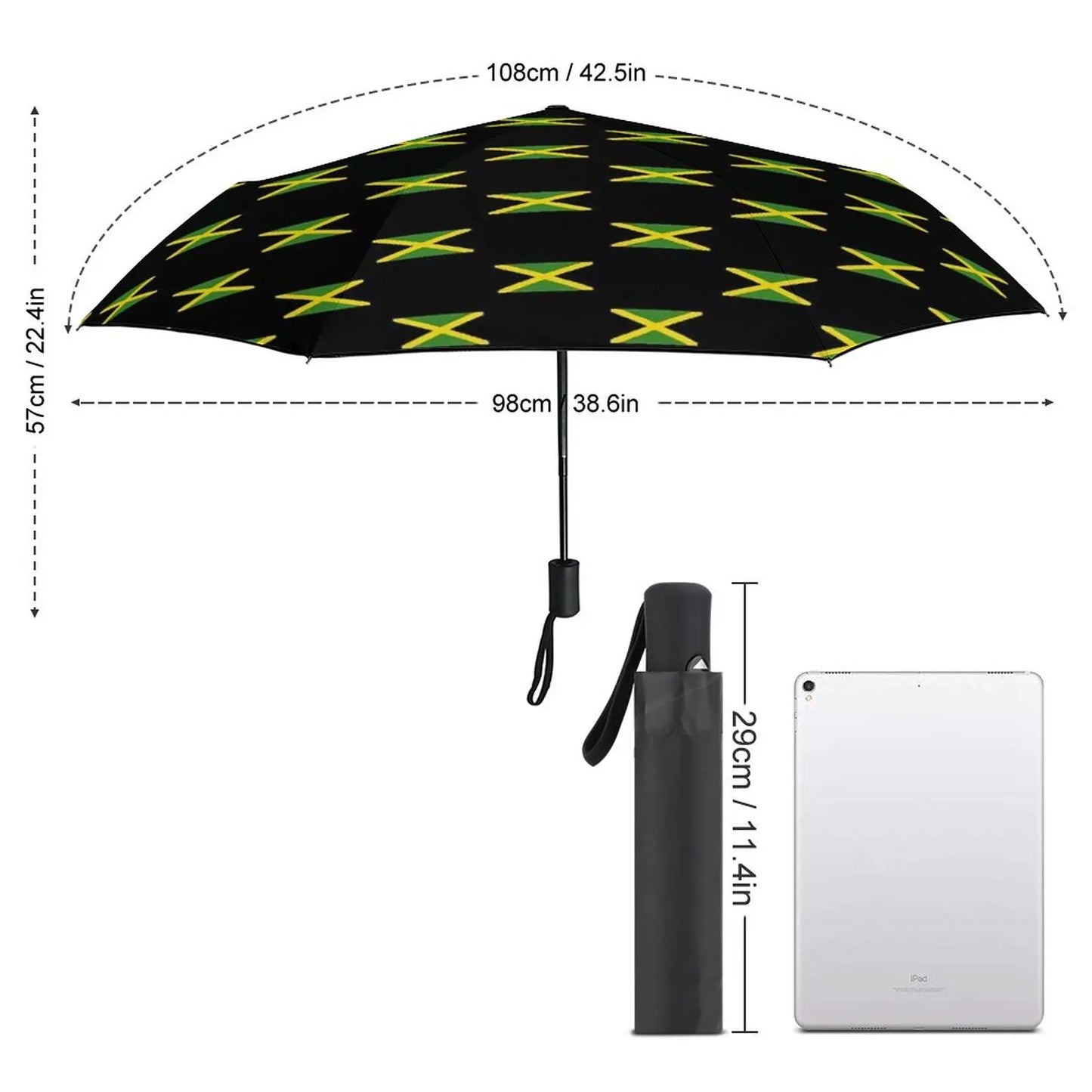 Jamaican Flag Umbrella