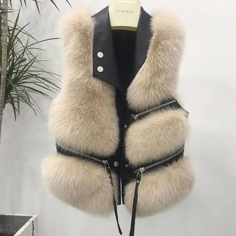 Chopped Fur Vest