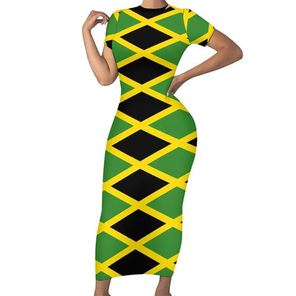 Cute Jamaican Flag Dress