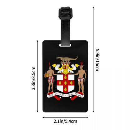 Jamaican Coat of Arms Luggage Tag