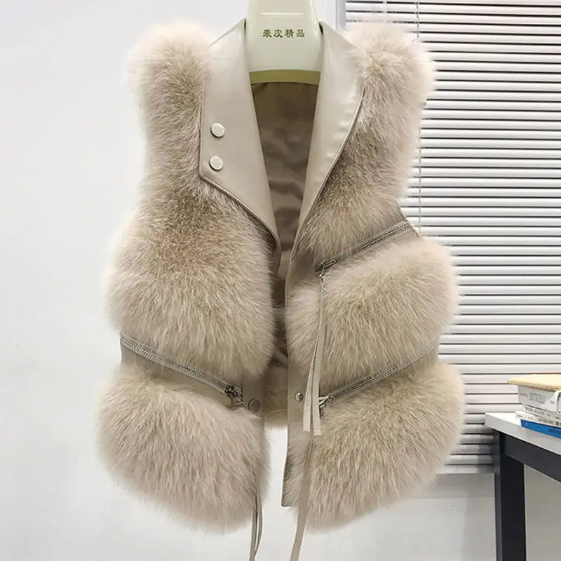 Chopped Fur Vest