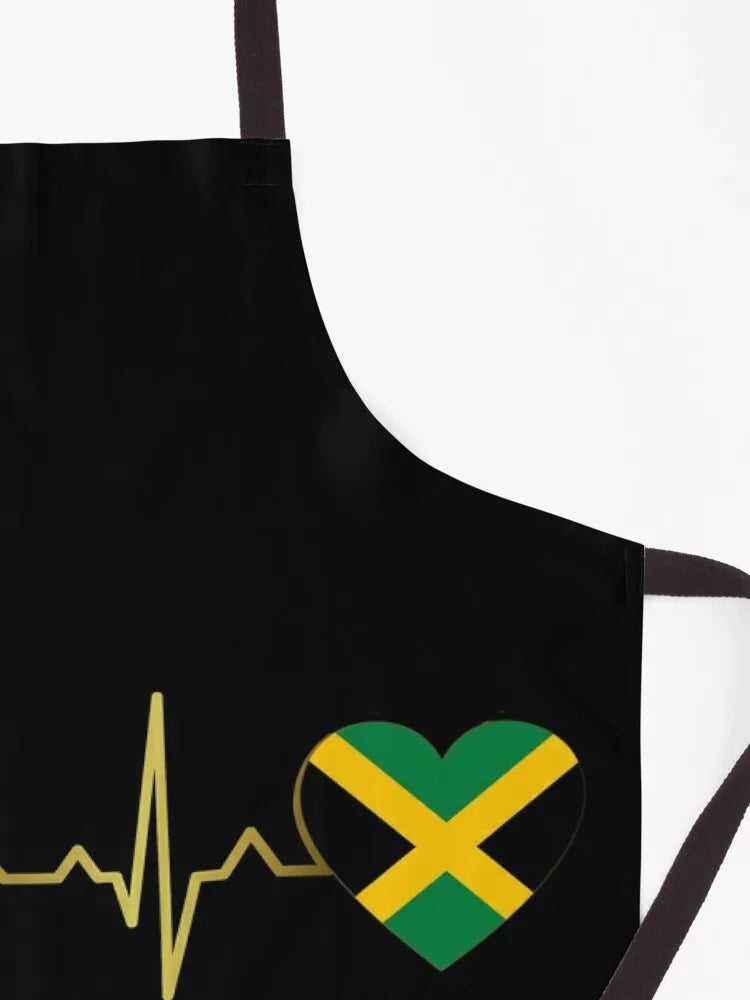 Jamaican Flag Heat Beat Apron