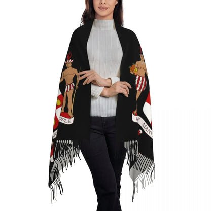 Coat of Arms Tassel Scarf