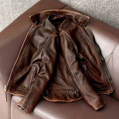 Genuine Leather Biker Jacket