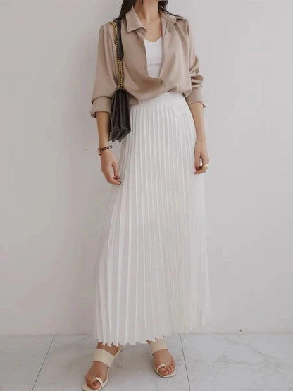 Elegant Women's Pleated Skirt