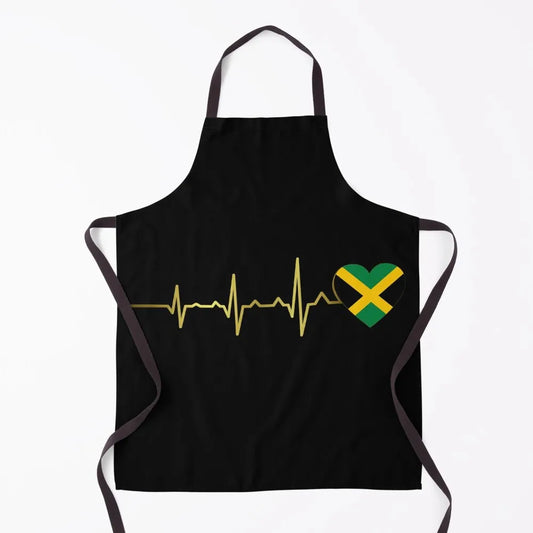 Jamaican Flag Heat Beat Apron