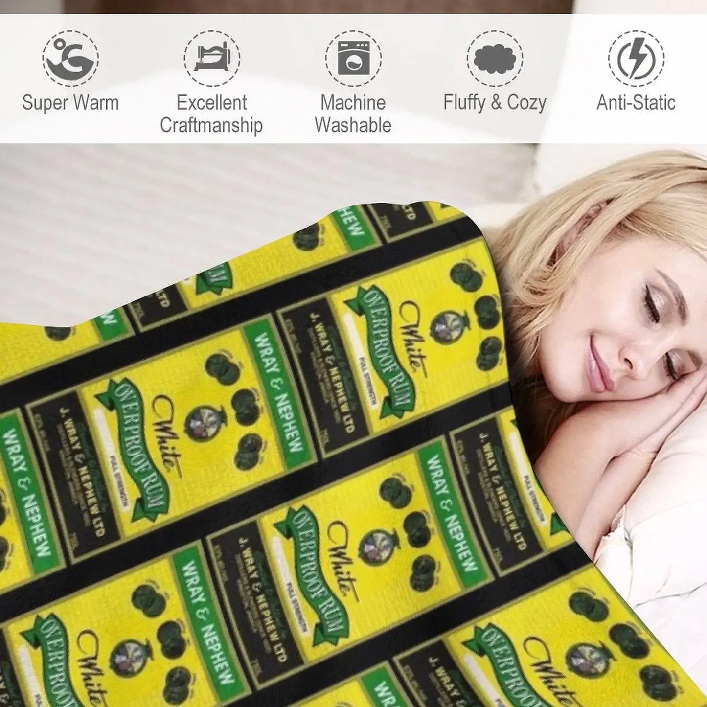 Wray & Nephew Throw Blanket