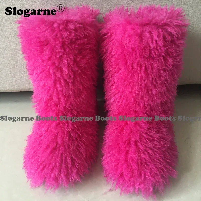 Teddy Fur Snow Boot