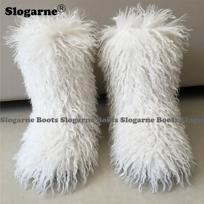 Teddy Fur Snow Boot