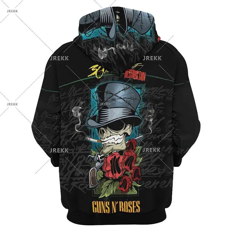 Guns N Roses Graphic Hoodie