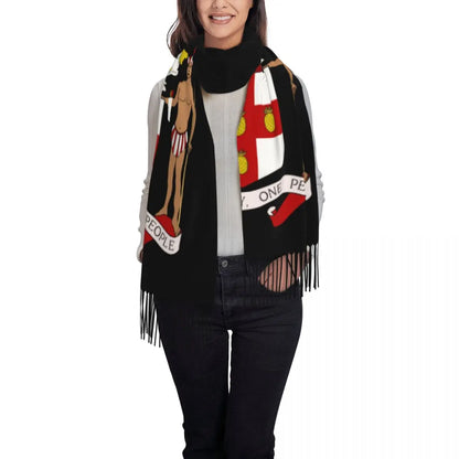 Coat of Arms Tassel Scarf