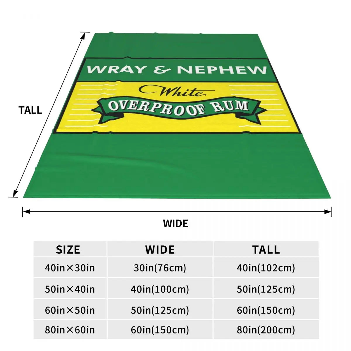 Wray & Nephew Fleece Throw