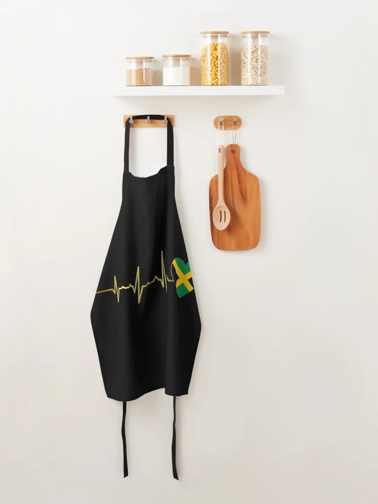 Jamaican Flag Heat Beat Apron