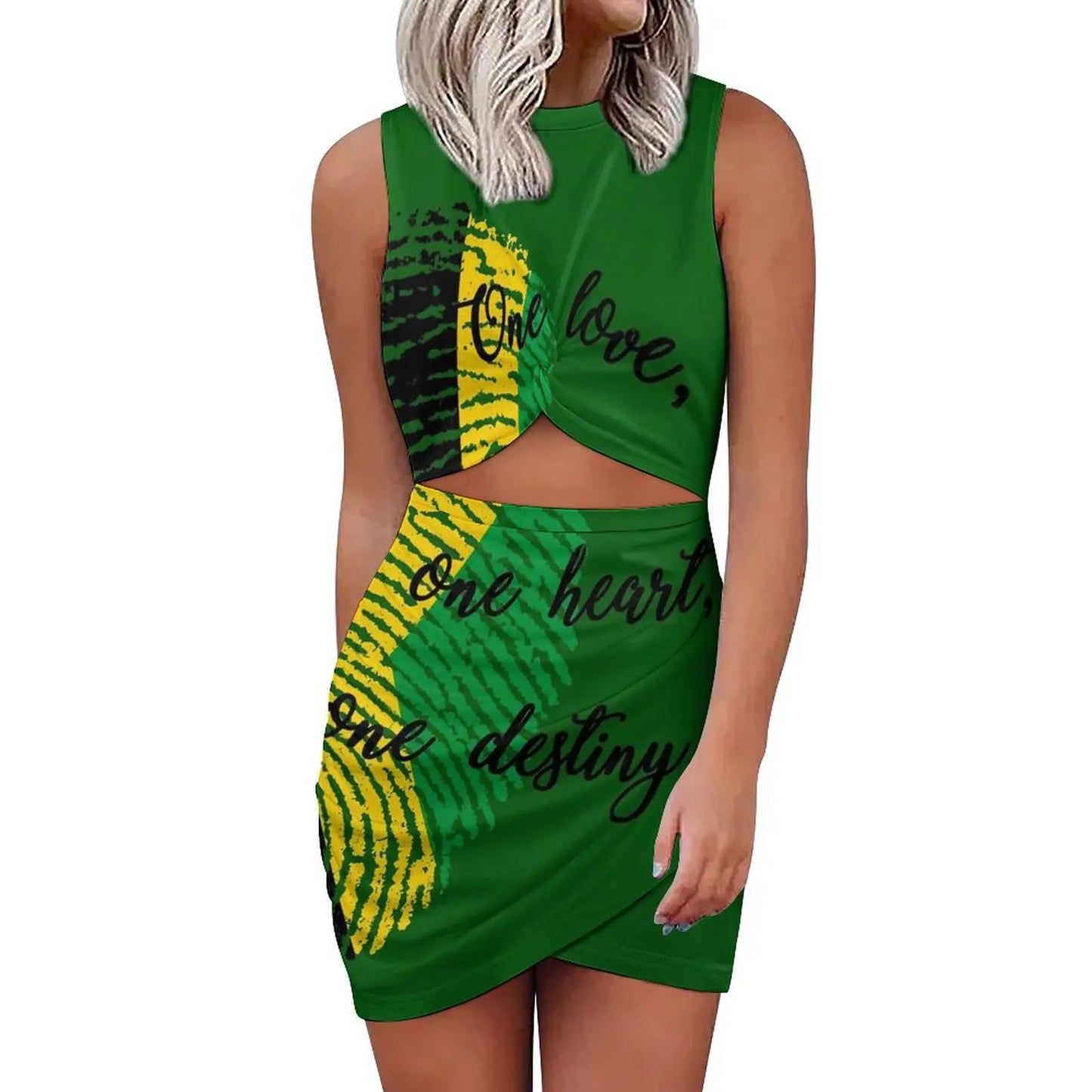 Jamaica Flag Bodycon Dress