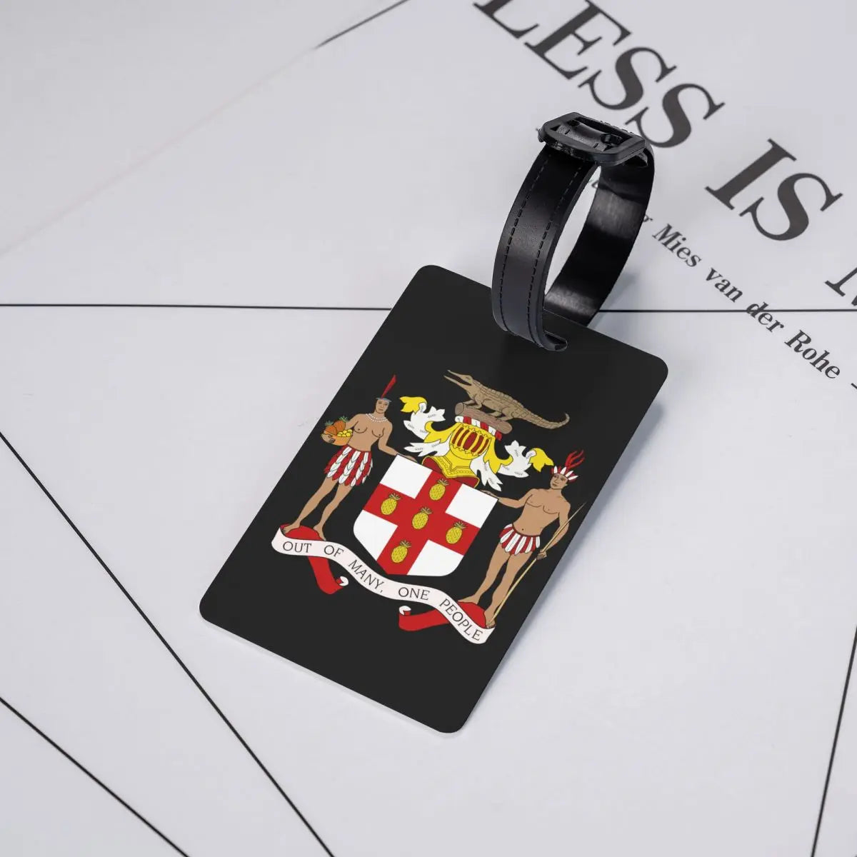 Jamaican Coat of Arms Luggage Tag