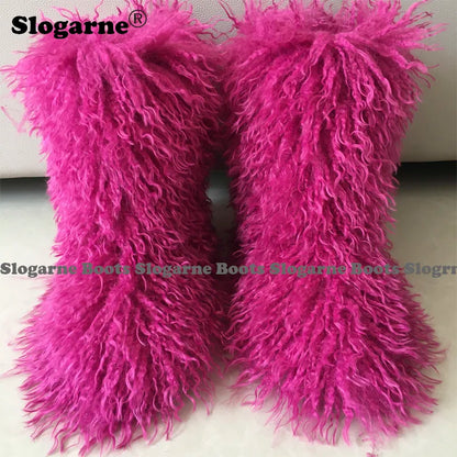 Teddy Fur Snow Boot