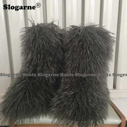 Teddy Fur Snow Boot