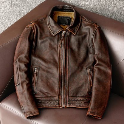 Genuine Leather Biker Jacket