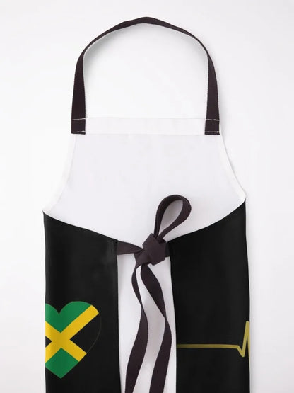 Jamaican Flag Heat Beat Apron