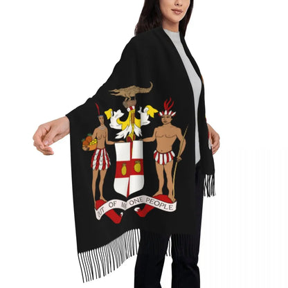 Coat of Arms Tassel Scarf