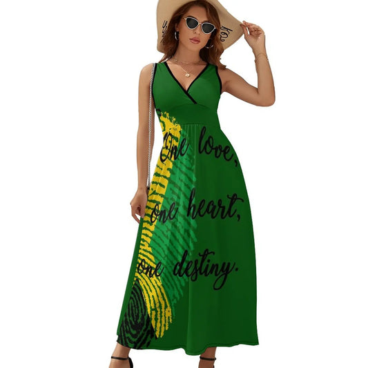 Jamaica Flag Maxi Dress