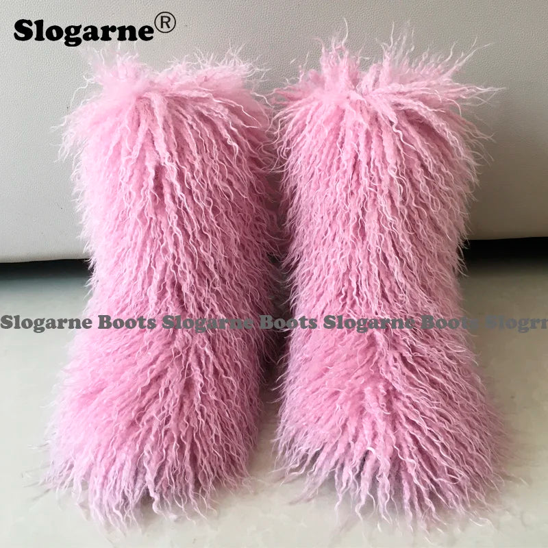 Teddy Fur Snow Boot