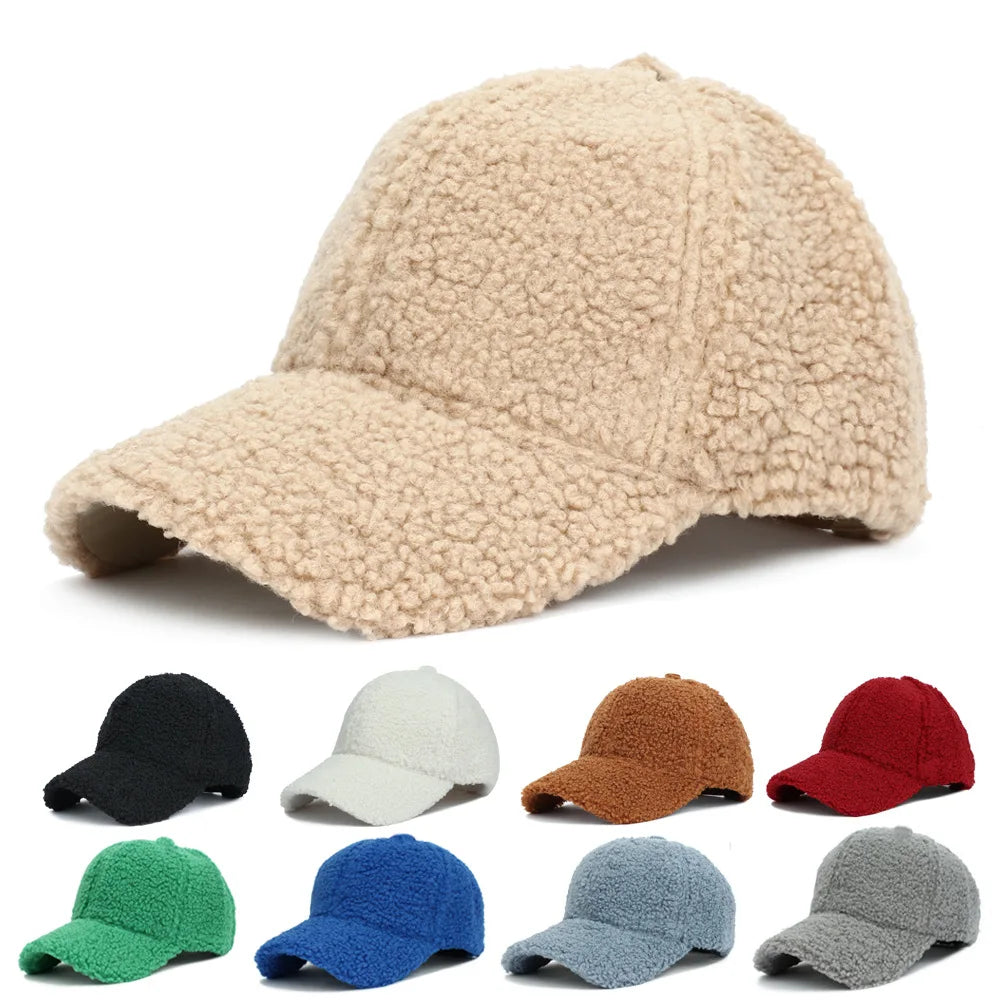 Plush Teddy Baseball Cap