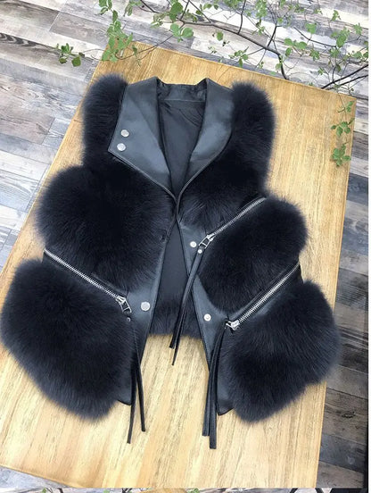 Chopped Fur Vest