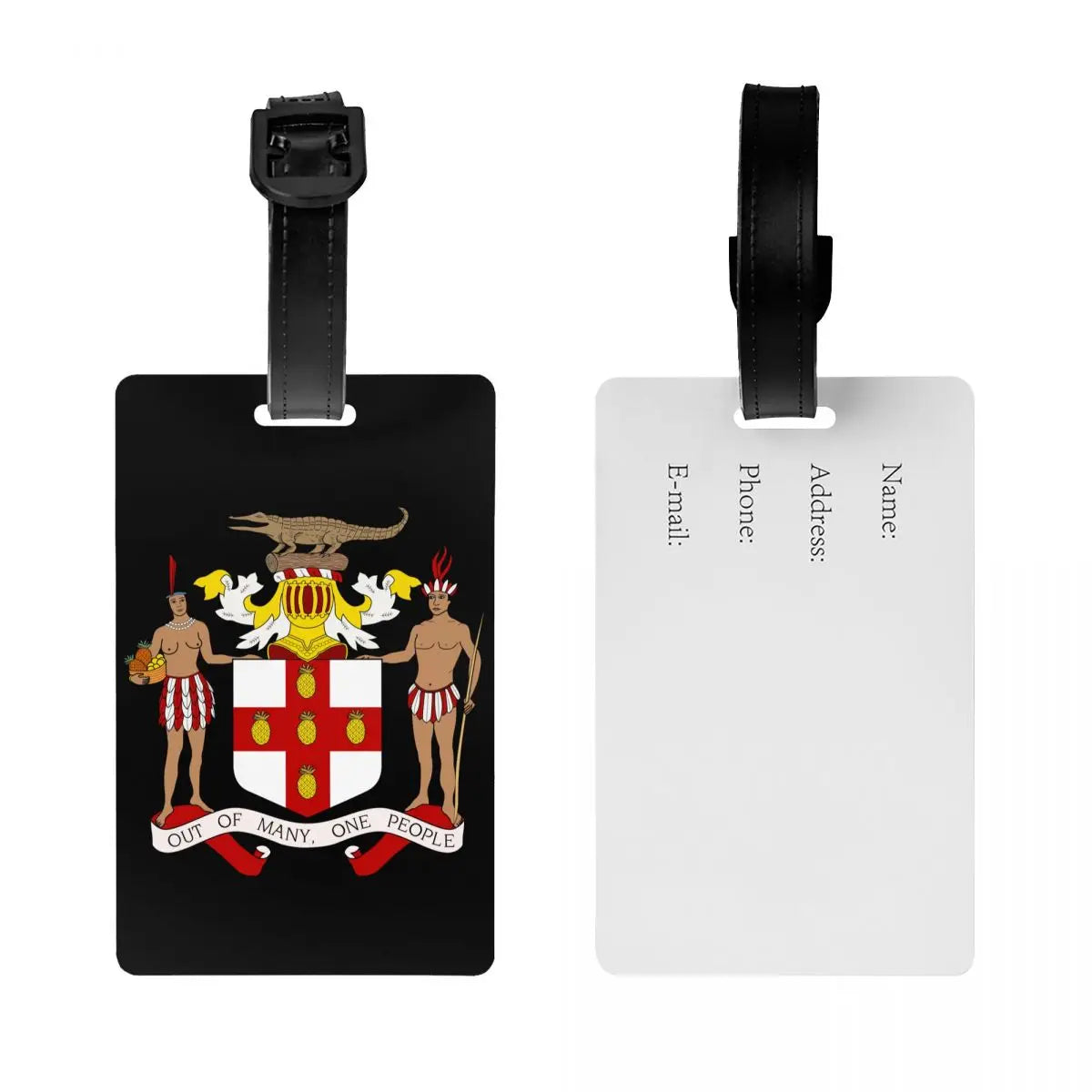 Jamaican Coat of Arms Luggage Tag