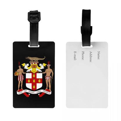 Jamaican Coat of Arms Luggage Tag