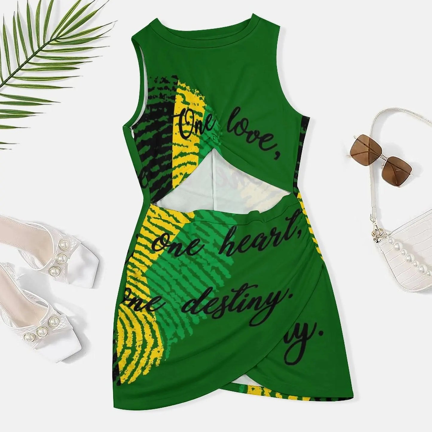 Jamaica Flag Bodycon Dress