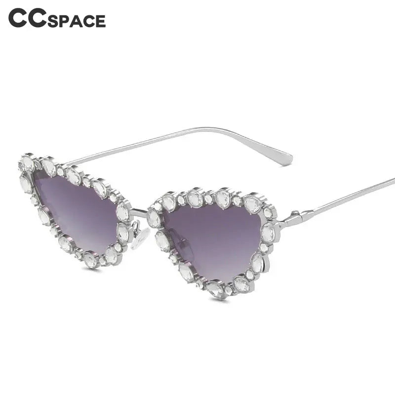 Diamond Cat Eye Sunglasses