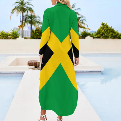 Jamaica Flag Chiffon Dress