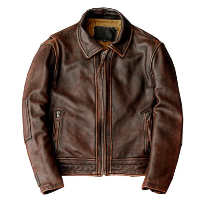 Genuine Leather Biker Jacket