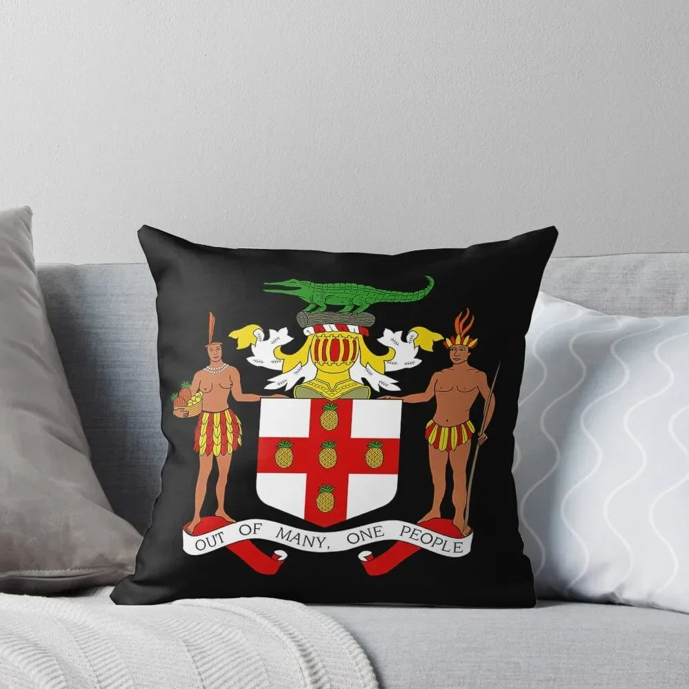 Jamaica Patriot Throw Pillow Cover